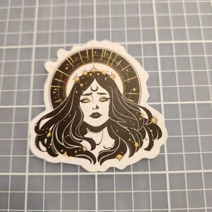 10/$10 Sticker Celestial Moon